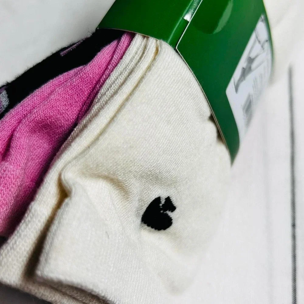Kate Spade New York Pink and White polka dot crew socks NWT